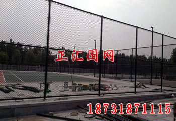 山东省招远市体育公园球场围网安装工程